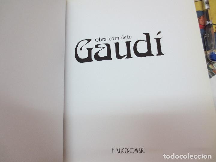 Libros antiguos: OBRA COMPLETA GAUD&Iacute; H. KLICZKOWSKI A&Ntilde;O 2002 - Foto 5