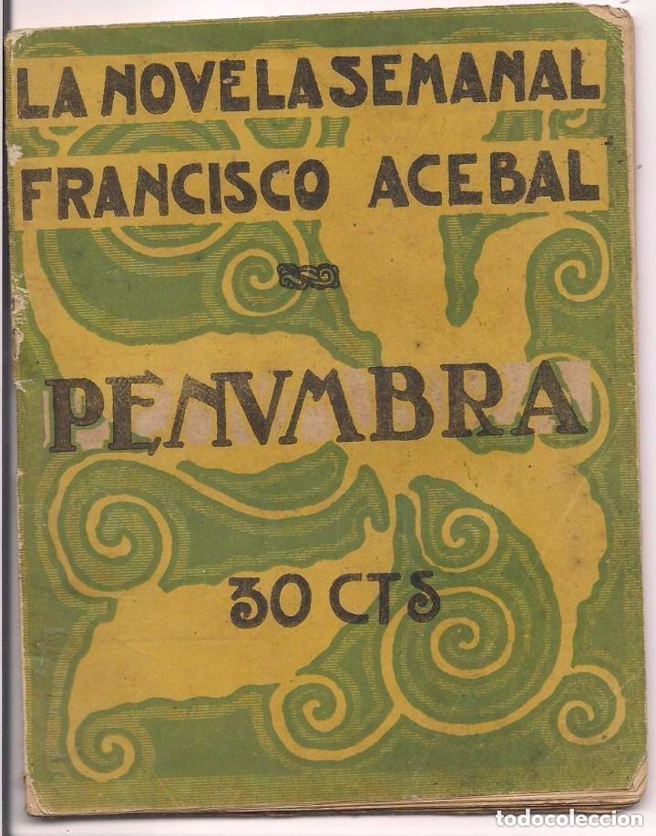 Libros antiguos: Penumbra de Francisco Acebal - Foto 1