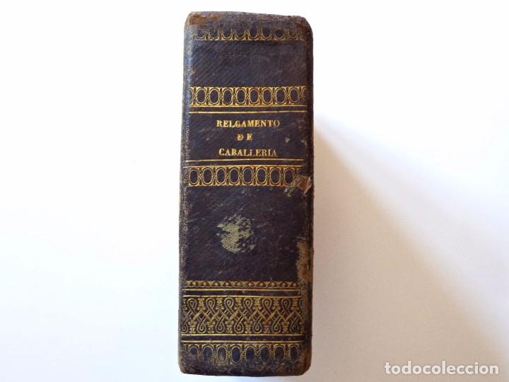 Antiquarische B&uuml;cher: REGLAMENTO PARA EL EJERCICIO Y MANIOBRA DE LA CABALLER&Iacute;A. EJ&Eacute;RCITO. MADRID 1847.