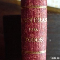 Libros antiguos: LECTURAS PARA TODOS- LIBRO ILUSTRADO -1934-35- SUPLEMENTOS DE LA REVISTA SEMANAL JEROMIN. Lote 90191544