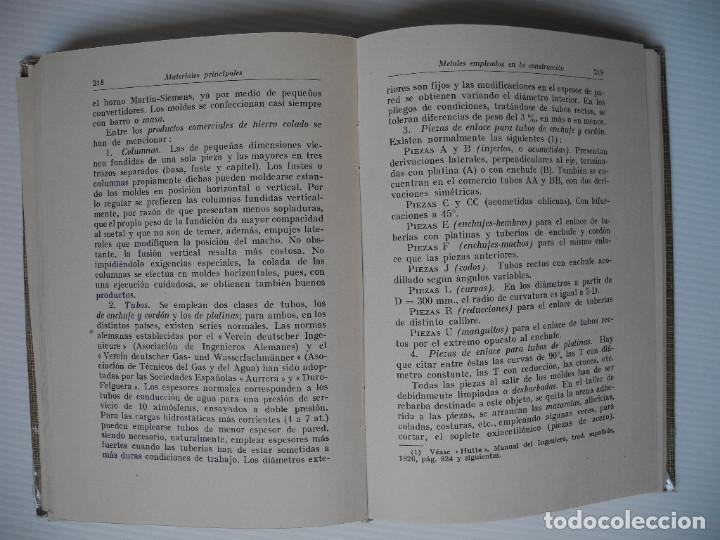 Libros antiguos: Materiales de construcci&oacute;n. M. Foerster. Ed. Labor 1947 - Foto 3