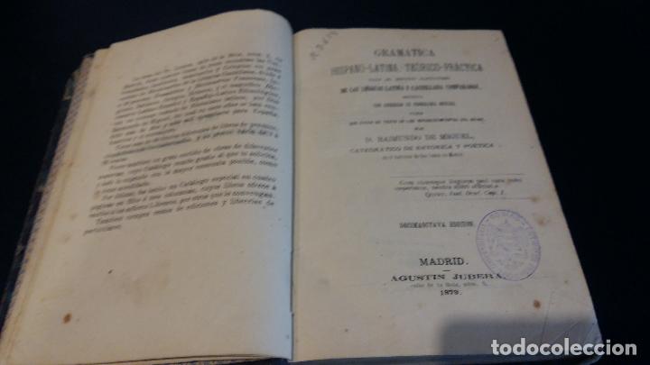 Libros antiguos: Gramatica hispano-latina TEORICO-PRACTICA / 1879 / Raimundo de Miguel - Foto 6