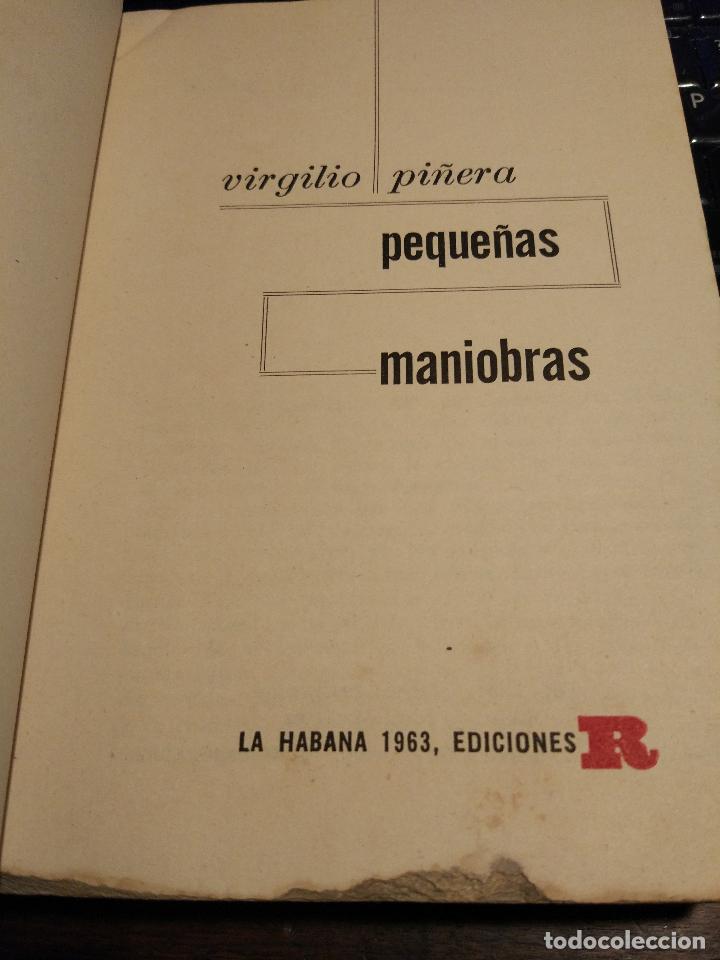 Libros antiguos: VIRGILIO PI&Ntilde;ERA/ PEQUE&Ntilde;AS MANIOBRAS - Foto 2