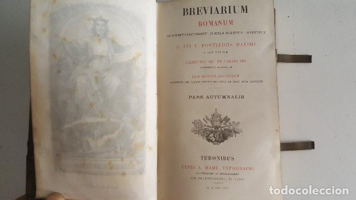 Libros antiguos: BREVIARUM ROMANUM - 1875 - Foto 4