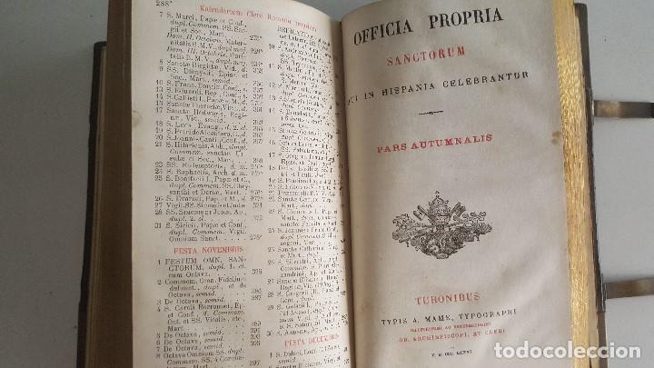 Libros antiguos: BREVIARUM ROMANUM - 1875 - Foto 8