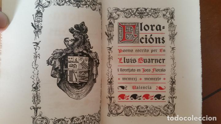 Libros antiguos: Libro FLORACIONS. -Luis Guarner CON AUTOGRAFO 1925 EJEMPLAR NUMERADO 25 DE 100 - Foto 3