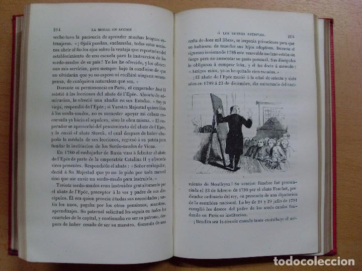 Libros antiguos: LOS BUENOS EJEMPLOS &Oacute; LA MORAL EN ACCI&Oacute;N / Benjam&iacute;n Delessert / 1874 - Foto 3