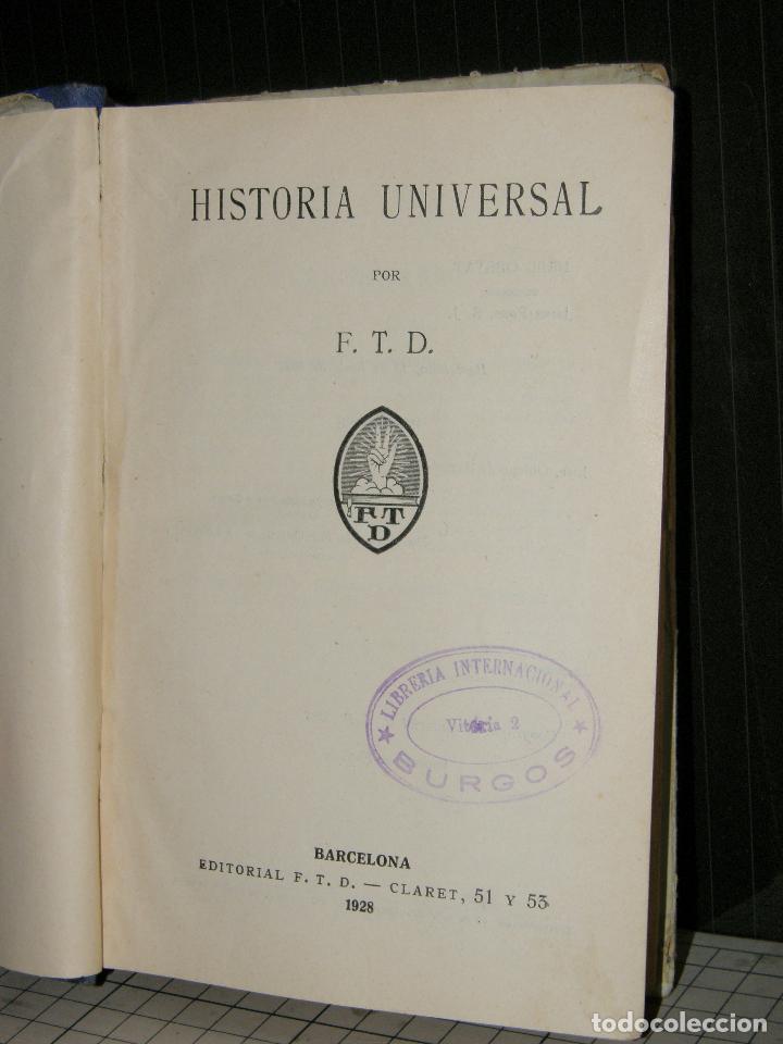 Libros antiguos: HISTORIA UNIVERSAL editorail F.T.D. 1928 - Foto 4