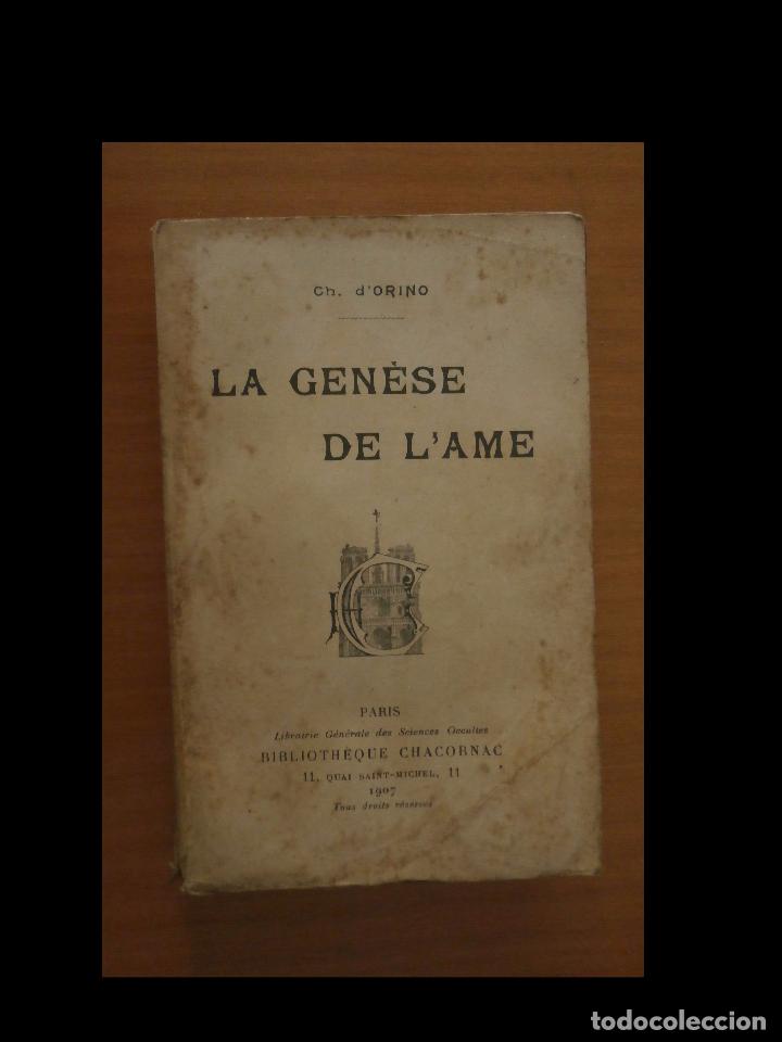 Libros antiguos: La gen&egrave;se de lame. Ch. dOrino - Foto 1