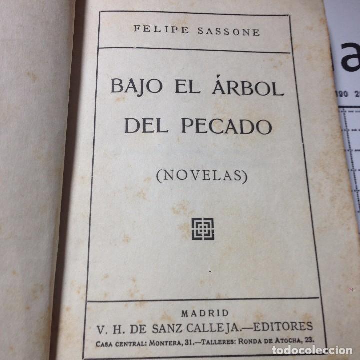 Libros antiguos: Felipe Sassone El &aacute;rbol del pecado circa 1920 - Foto 2