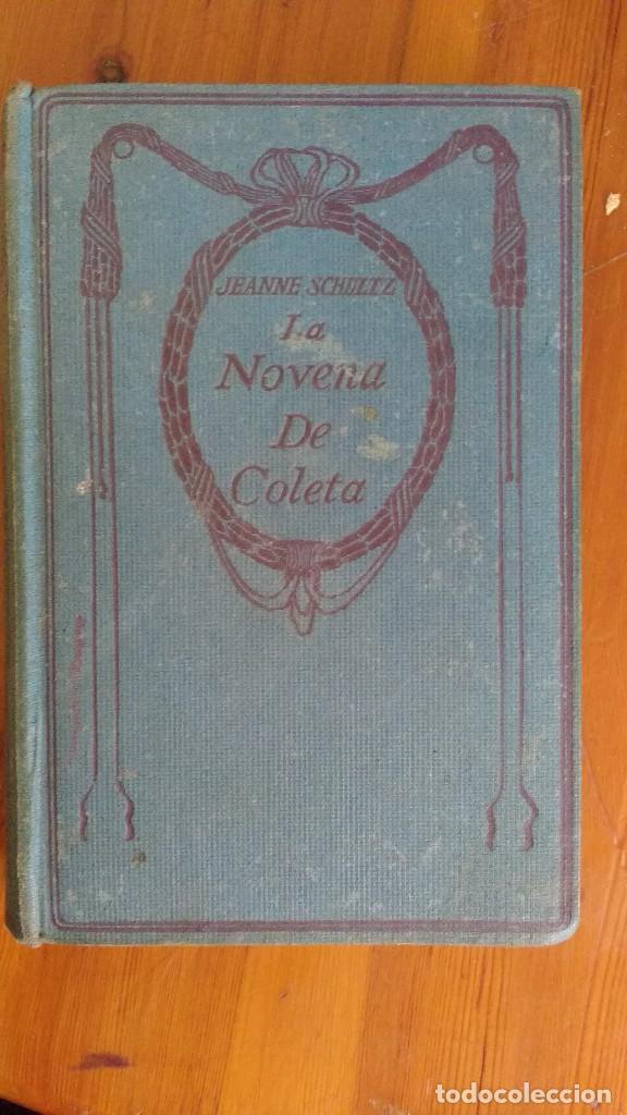 Libros antiguos: la novena de coleta 1912 Jeanne Schultz - Foto 1