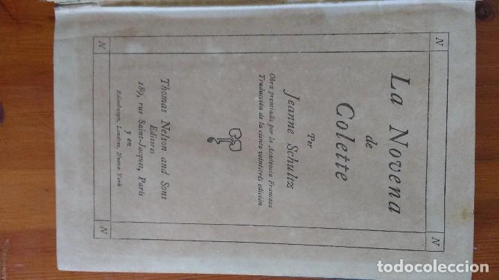 Libros antiguos: la novena de coleta 1912 Jeanne Schultz - Foto 2