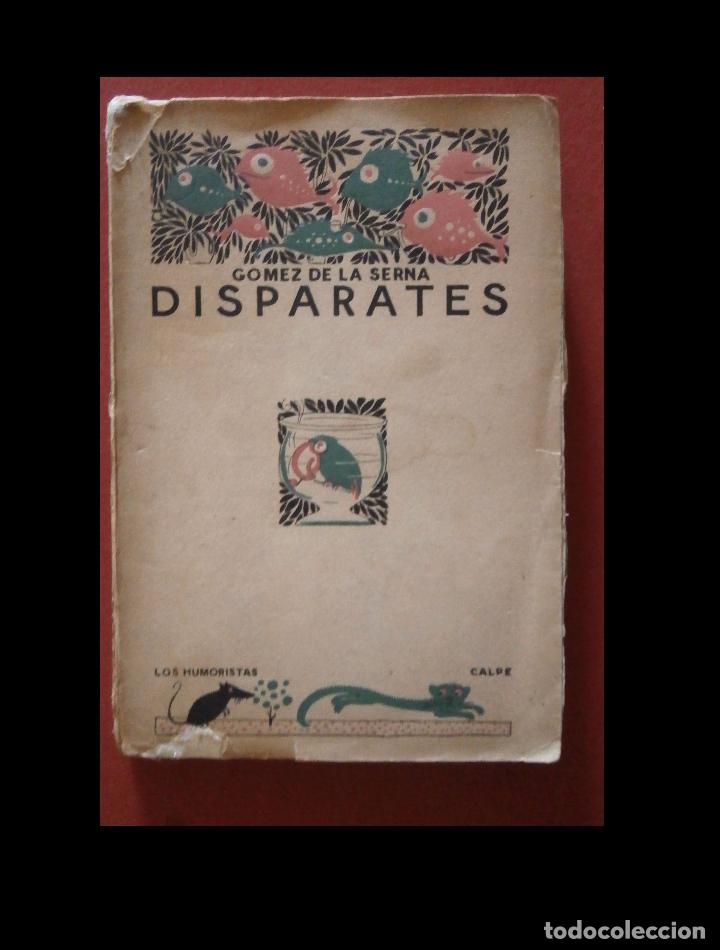 Libros antiguos: Disparates. Ramon Gomez de la Serna - Foto 1