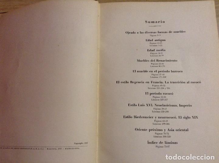 Libros antiguos: HISTORIA DEL MUEBLE HERMANN SCHMITZ 3&ordm; EDICION - Foto 3