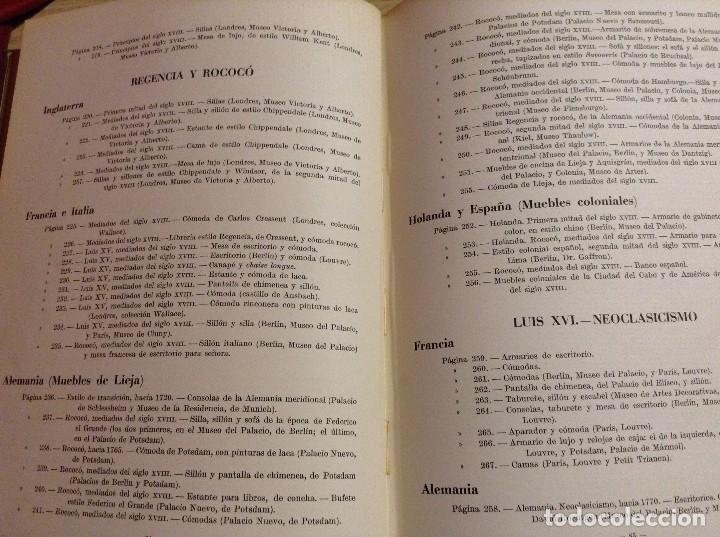 Libros antiguos: HISTORIA DEL MUEBLE HERMANN SCHMITZ 3&ordm; EDICION - Foto 6
