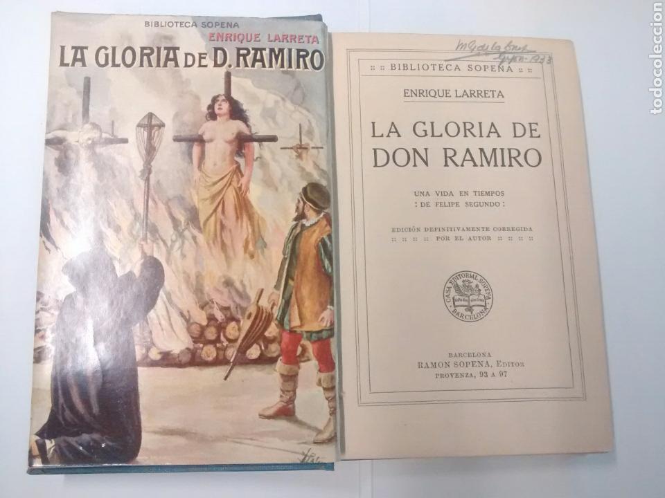Libros antiguos: La gloria de Don Ramiro - Enrique Larreta - 1908 - Foto 3