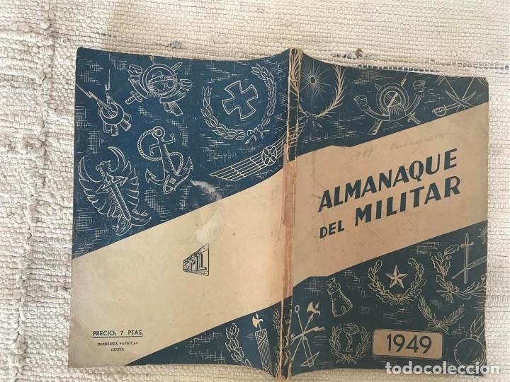 Libros antiguos: Almanaque del Militar. 1949. - Foto 1