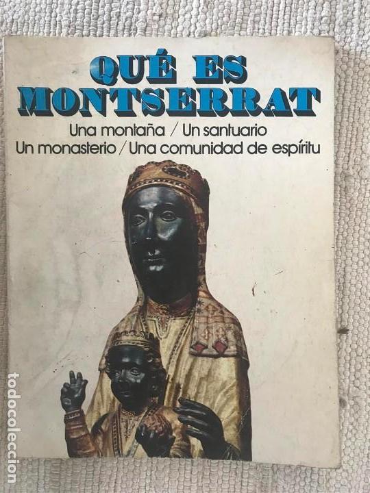 Libros antiguos: Qu&eacute; es Montserrat. Barcelona, 1974 - Foto 1