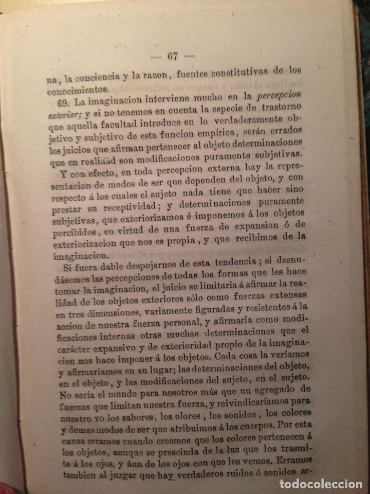 Libros antiguos: ELEMENTOS DE L&Oacute;GICA, J M REY Y HEREDIA - Foto 4