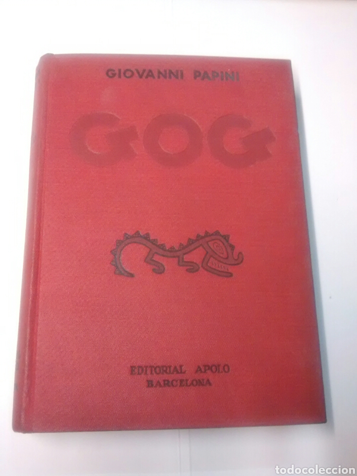 Libros antiguos: Gog - Giovanni Papino - 1934 - Foto 1