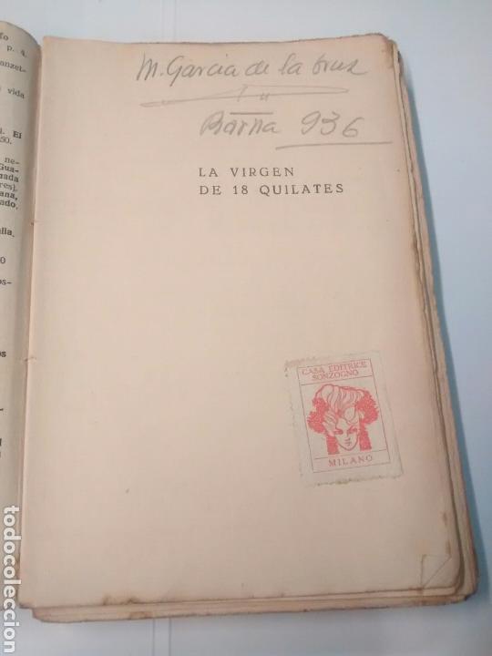Libros antiguos: La virgen de 18 quilates - Pitigrilli - S&eacute;ptima edici&oacute;n - Foto 3