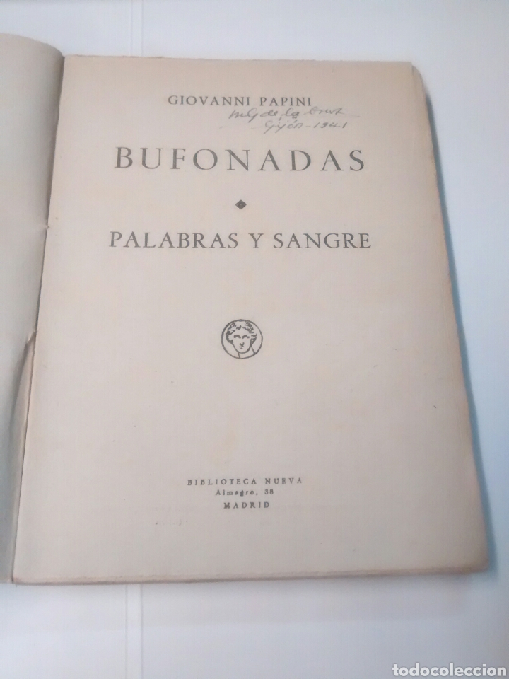 Libros antiguos: Bufonadas - Giovanni Papini - Foto 3