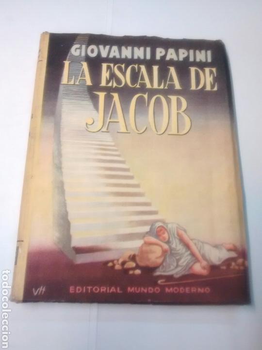 Libros antiguos: La escala de Jacob - Giovanni Papini - Foto 1
