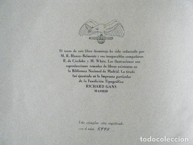 Libros antiguos: Blanco Belmonte.- El maestro Ibarra (impresor) - Foto 3