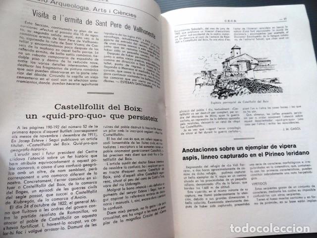 Libros antiguos: BUTLLET&Iacute; DE CENTRE EXCURSIONISTA DE LA COMARCA DEL BAGES (MANRESA,1967) - Foto 4
