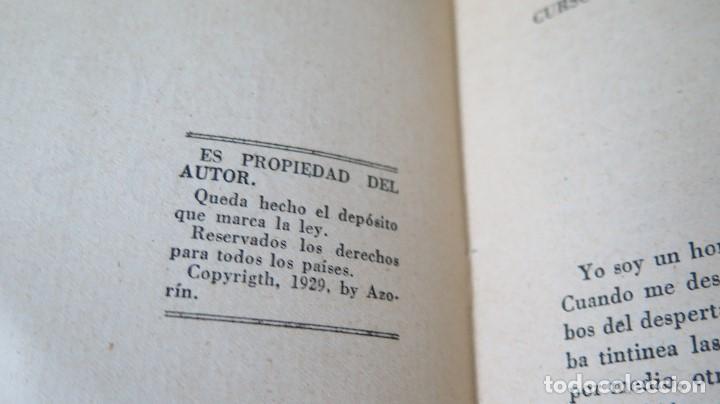 Libros antiguos: 1929.- TIEMPOS Y COSAS. AZORIN - Foto 2