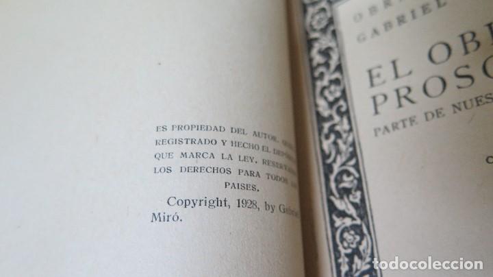 Libros antiguos: 1928.- EL OBISPO LEPROSO. GABRIEL MIRO - Foto 3