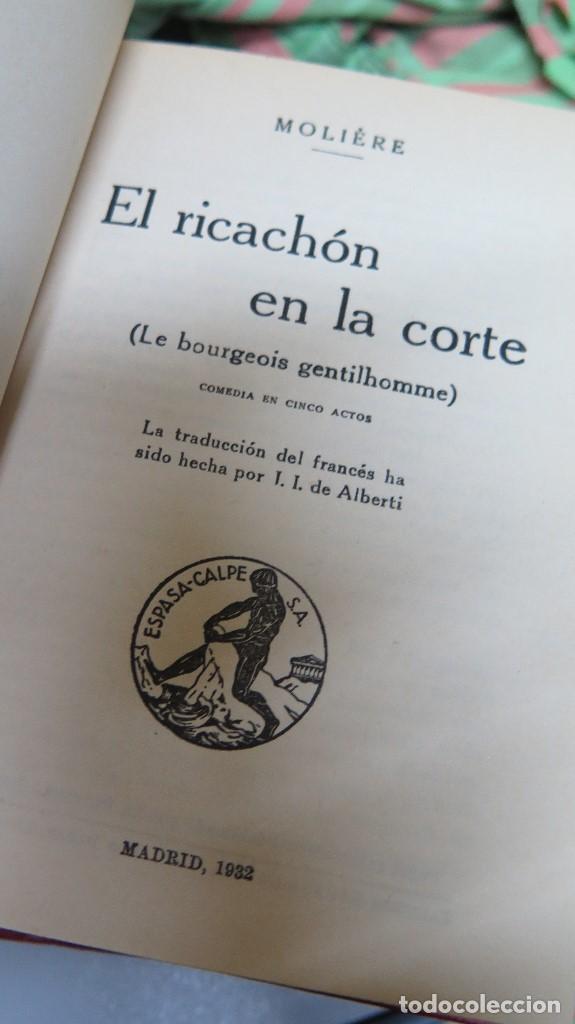 Libros antiguos: 1932.- EL RICACH&Oacute;N EN LA CORTE. MOLI&Egrave;RE - Foto 2