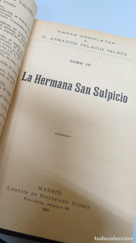 Libros antiguos: 1924.- LA HERMANA SAN SUPLICIO. PALACIO VALDES - Foto 2