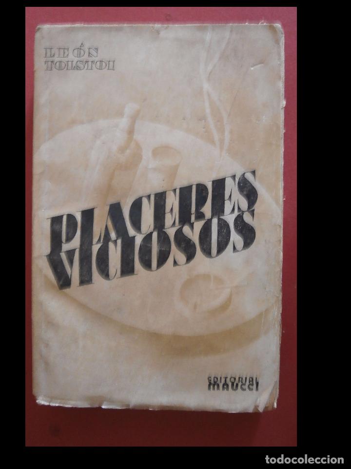 Libros antiguos: Placeres viciosos. Leon Tolstoi - Foto 1