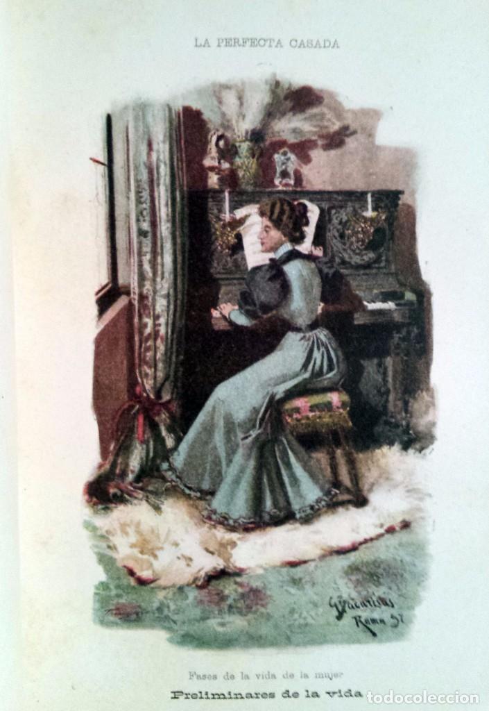 Libros antiguos: FRAY LUIS DE LEON - La Perfecta Casada - Edici&oacute;n Ilustrada. 1898 - 252 pp - Foto 4