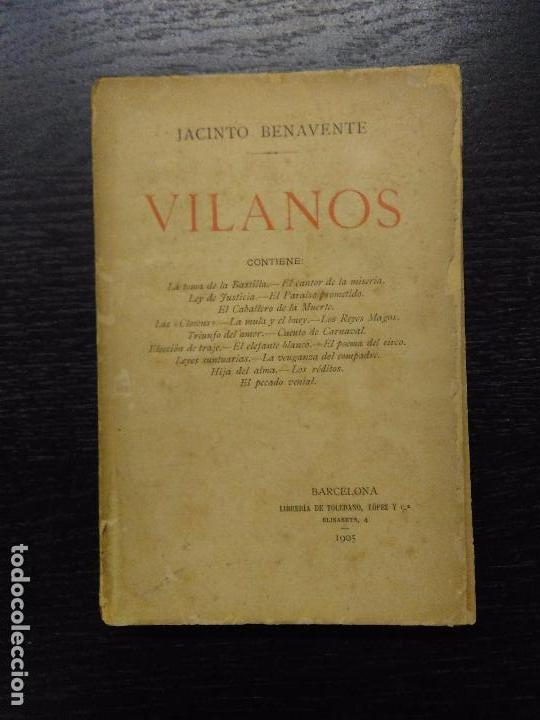 Libros antiguos: VILANOS, BENAVENTE, JACINTO, 1905 - Foto 1