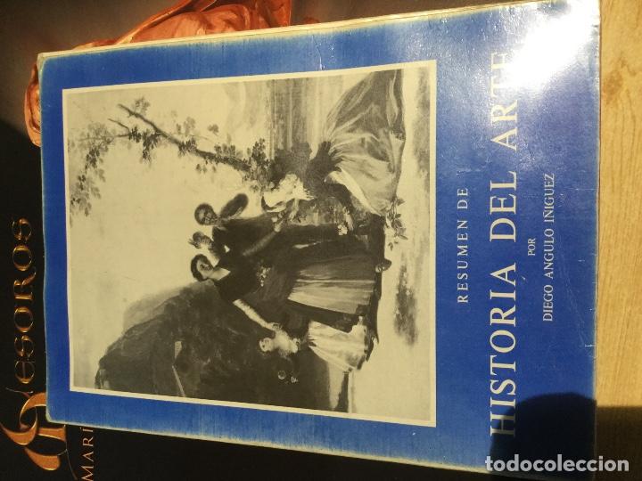 Libros antiguos: Resumen historia del arte. Diego &aacute;ngulo. - Foto 1