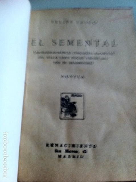 Libros antiguos: EL SEMENTAL. FELIPE TRIGO. - Foto 1