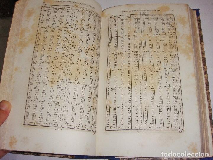 Libros antiguos: Tables. 1862 + Courbes Usualles 1864 - Foto 4