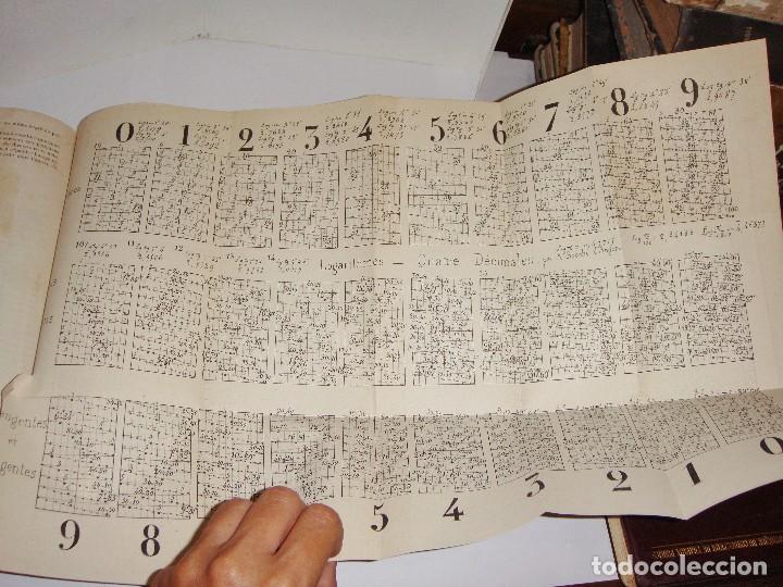 Libros antiguos: Tables. 1862 + Courbes Usualles 1864 - Foto 5