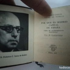 Libros antiguos: LIBRO CRISOLIN Nº 016 , PORQUE ES MADRID CAPITAL DE ESPAÑA , CARLOS SAINZ , 1961 , ORIGINAL , C33