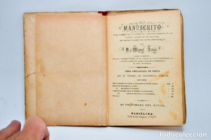 Libros antiguos: MANUSCRITO - Foto 3