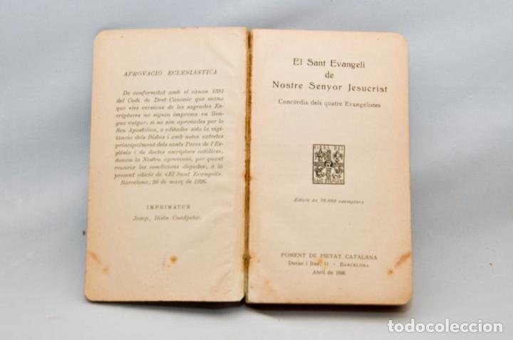 Libros antiguos: EL SANT EVANGELI - Foto 3