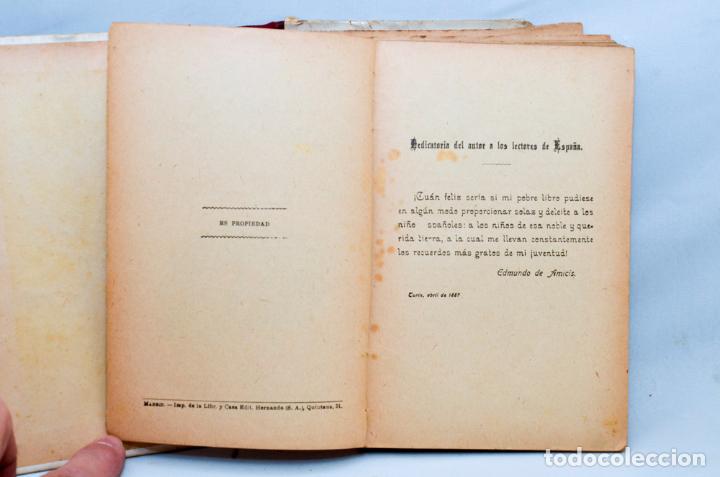 Libros antiguos: DIARIO DE UN NI&Ntilde;O &ndash; CORAZ&Oacute;N - Foto 3
