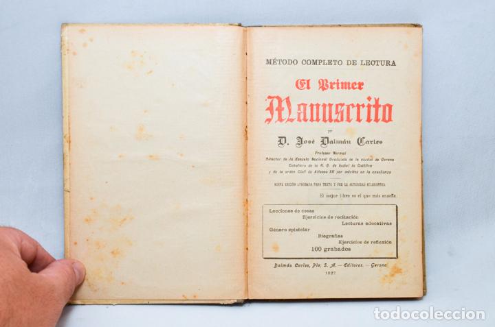 Libros antiguos: EL PRIMER MANUSCRITO - Foto 4