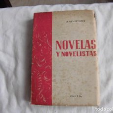 Libros antiguos: NOVELAS Y NOVELISTAS.ANDRENIO.EDITORIAL CALLEJA