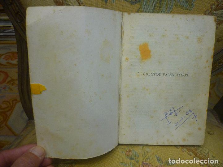 Libros antiguos: CUENTOS VALENCIANOS, DE VICENTE BLASCO IBA&Ntilde;EZ. - Foto 4