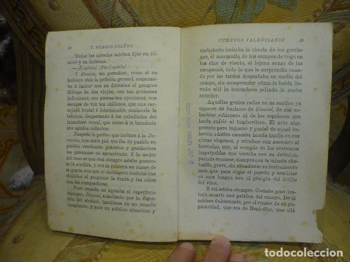 Libros antiguos: CUENTOS VALENCIANOS, DE VICENTE BLASCO IBA&Ntilde;EZ. - Foto 7