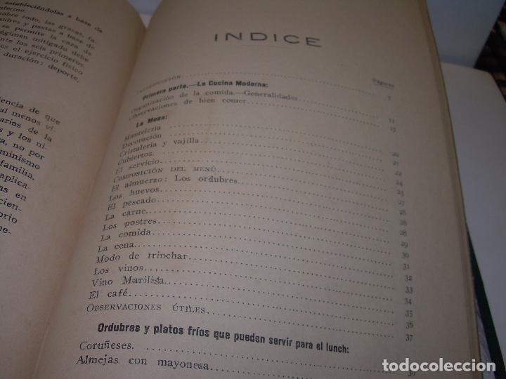 Libros antiguos: LAS TRES COCINAS.....A&Ntilde;O..1.926 - Foto 15