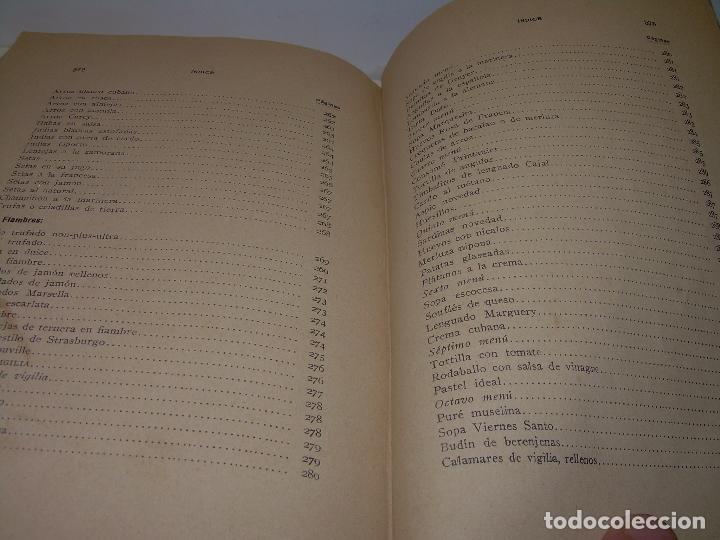 Libros antiguos: LAS TRES COCINAS.....A&Ntilde;O..1.926 - Foto 23